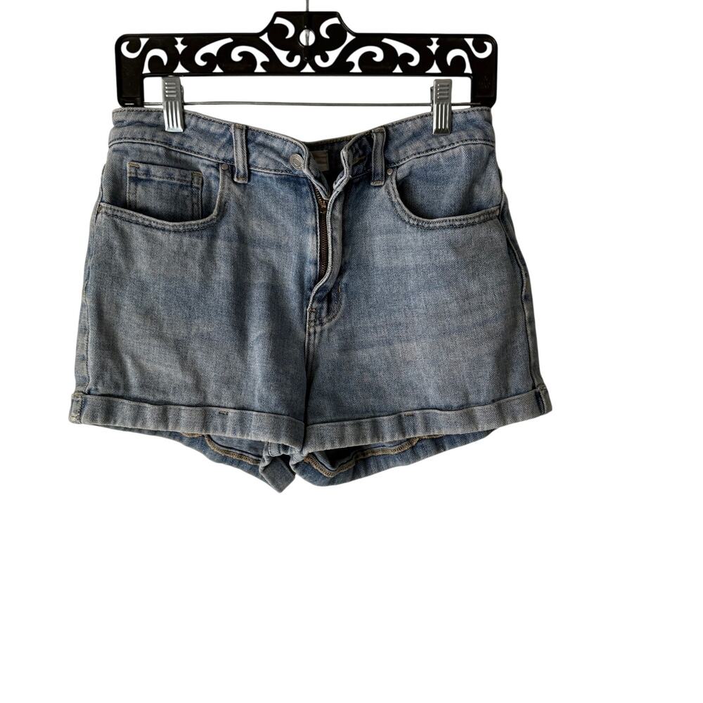 PacSun Mom Shorts Women’s Size 27 Light Wash High Rise Denim 100% Cotton
